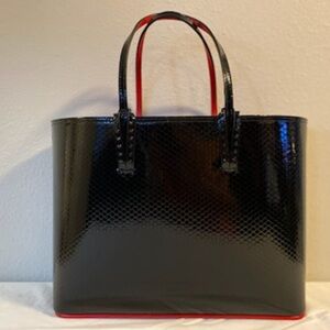Christian Louboutin East West Tote Patent Embossed